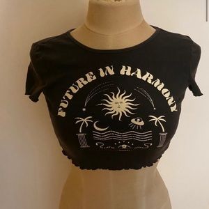 H&M future in harmony crop top